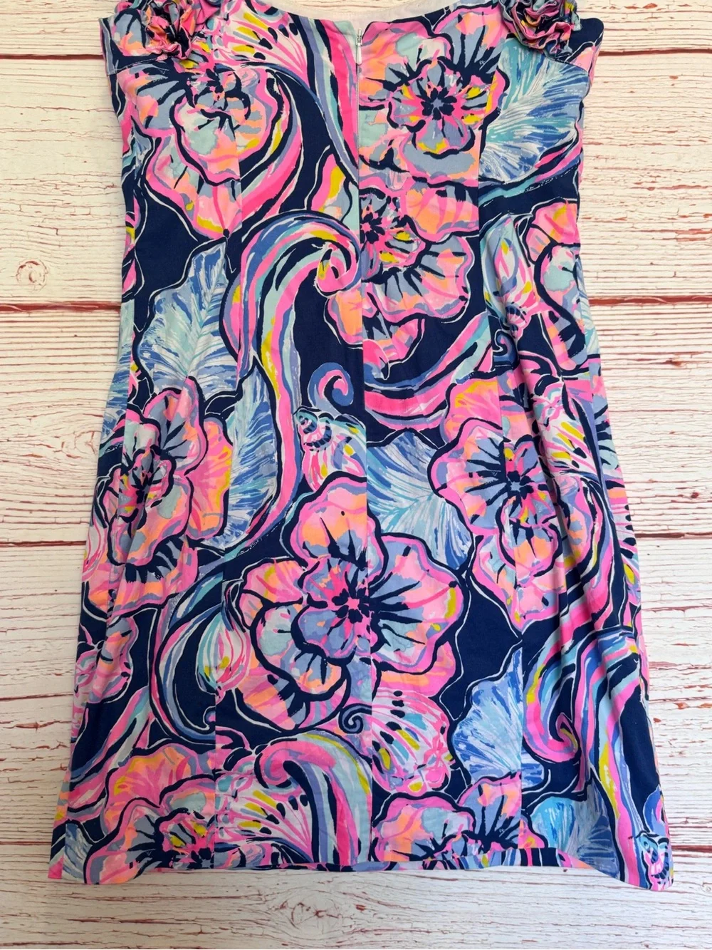 Lilly Pulitzer Devina Dress in Nauti Navy Boho Bateau Sz 4
